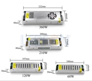 12V 20 Amper 240W Slim Kasa Adaptör