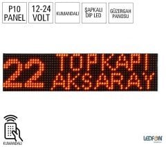 P10 Panel Yeşil Led Güzergah Tabelası