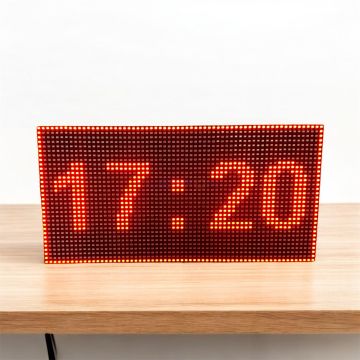 32x64 cm P10 Dijital Led Saat
