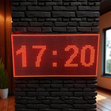 32x96 cm Dijital Led Saat