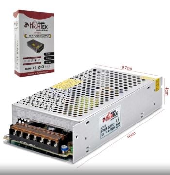 12V 10A 120W Metal Kalın Kasa Adaptör