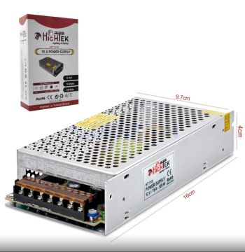 12V 10A 120W Metal Kalın Kasa Adaptör