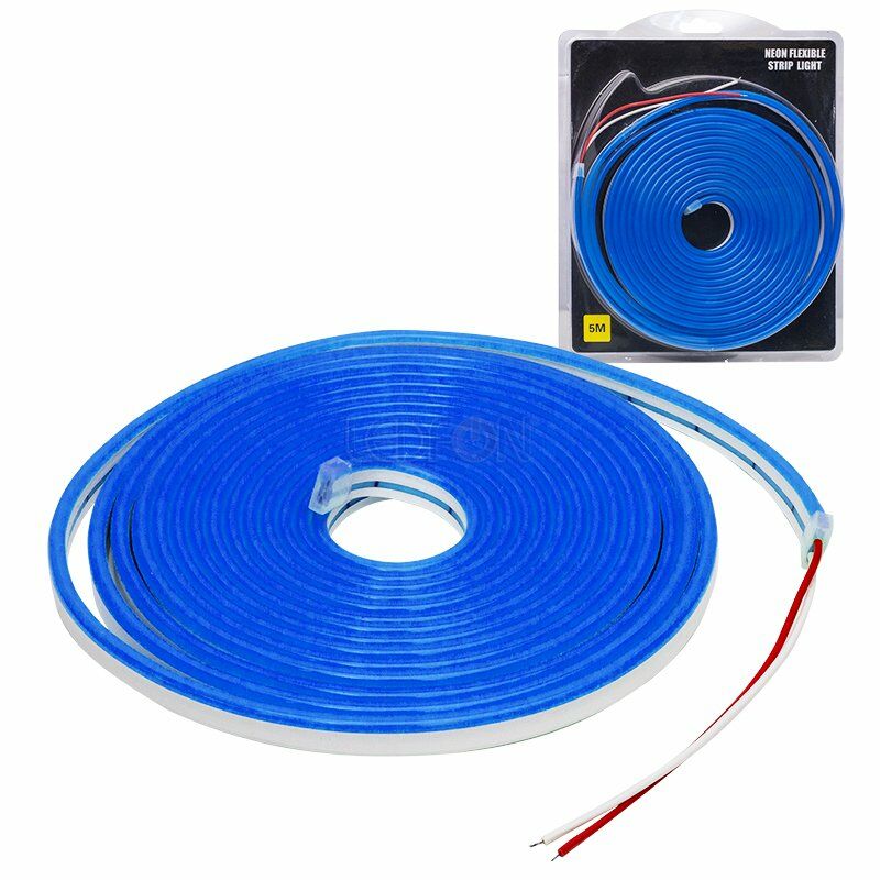 12V 6x12mm 9W IP67 Pvc Mavi Neon Led