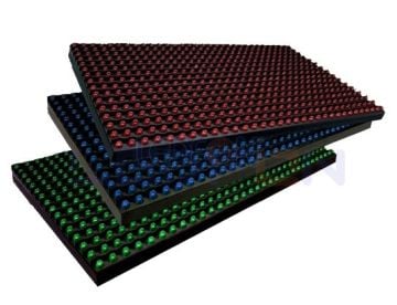 P10 Yeşil Dip Led Panel 16x32cm Dış Mekan