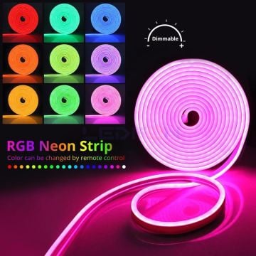 12V 6x12mm 14W IP67 Silikon RGB Neon Led