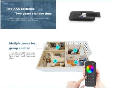 RF Kumandalı Led Dimmer Kontrol Cihazı