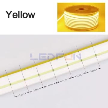 12V 6x12mm 9W IP67 Silikon Sarı Neon Led 50M