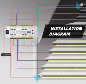 Akıllı Merdiven Led Kontrol Devresi