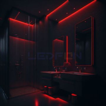 12V 4.8W IP68 Su Geçirmez Kırmızı Şerit Led