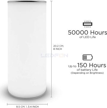 Silindir Led Lamba