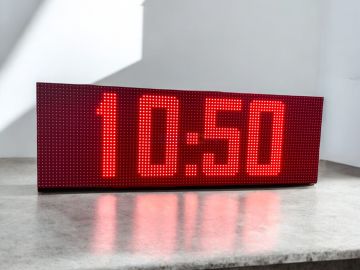 48x128cm P10 Dijital Led Saat