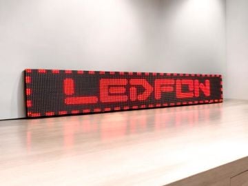 48x128cm P10 Dijital Led Saat