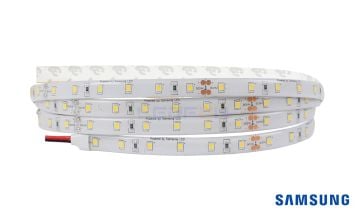 24V 14.4W Samsung 60 Led IP62 Silikonlu 6500K Beyaz Şerit Led