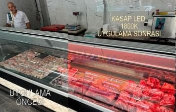 24V 14.4W IP20 1800K Kasap Et  Şerit Led