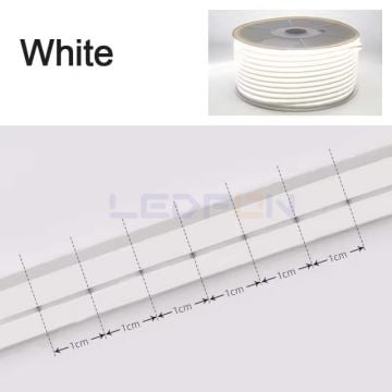 12V 6x12mm 9W IP67 Silikon 10.000K Beyaz Neon Led 1cm