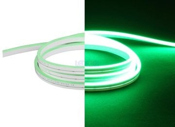 12V 6x12mm 9W IP67 Silikon Yeşil Neon Led 1cm