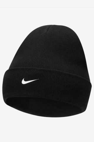 Nike U Sportswear Beanie Cuffed Swoosh CW6324-010 Siyah Unisex Bere