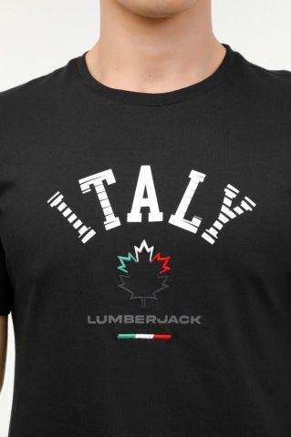 Lumberjack Ml Renato 11Itl1029 4FX 101570744 Erkek Siyah T-shirt