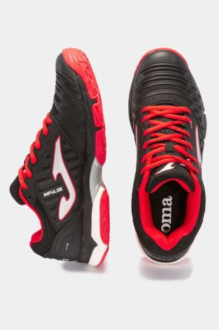 Joma VIMPUS2301 V.Impulse 2301 Erkek Siyah/Kırmızı Futsal Ayakakbısı