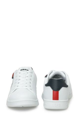 U.S. Polo Assn. Costa 4FX 101501686 Beyaz & Lacivert & Kırmızı Erkek Günlük Spor Ayakkabı