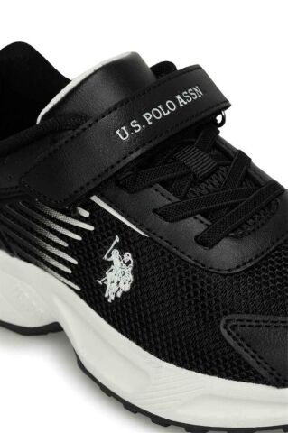 U.S. Polo Assn. Rıck Jr 4FX 101510211 Siyah & Beyaz Çocuk Günlük Spor Ayakkabı