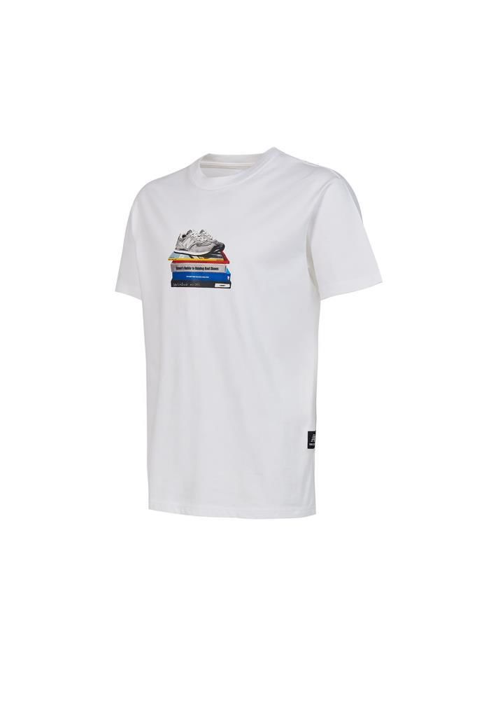 New Balance Lifestyle MNT1415-WT Beyaz Erkek T-Shirt