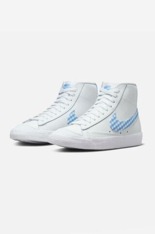 Nike Blazer Mid 77 Plaid Detail FD9163-100 Kadın Sneaker