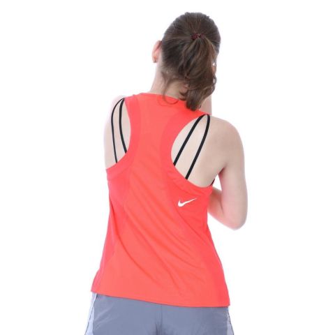 Nike Dri-Fitt Race Women's Running Singlet DD5940-635 Turuncu Kadın Spor Atlet