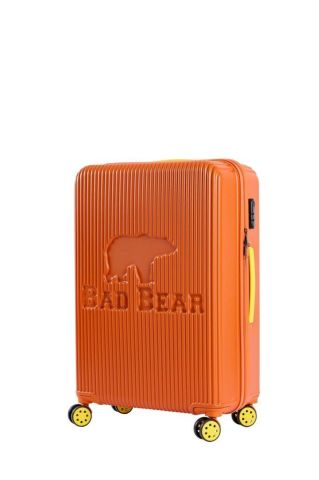 Bad Bear Logo Suitcase 23.01.80.001T Turuncu Büyük Boy Valiz 95LT