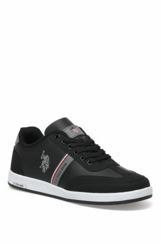 U.S. Polo Assn. Kares 2PR 101163728 Erkek Siyah Ayakkabı