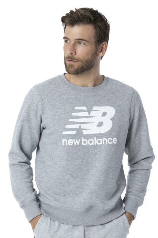 New Balance Lifestyle MNC1105-AG Gri Erkek Sweatshirt