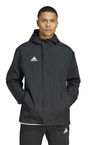 Adidas ENT22 AW JKT ADIK4010 Siyah Erkek Spor Yağmurluk