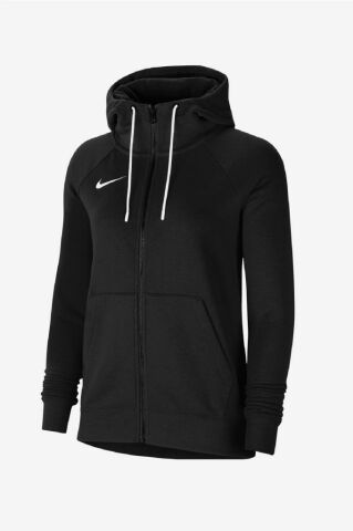 Nike CW6955-010 Siyah Kadın Kapüşonlu Fermuarlı Sweatshirt