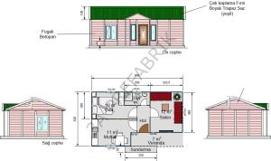 47m2 Tek Katlı Prefabrik