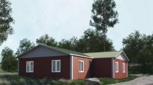 75m2 Tek Katlı Prefabrik Ev