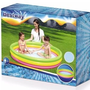 Bestway 51103 Şişme Havuz 3 Bölmeli 152 x 30 Cm RENKLİ
