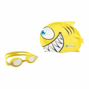 Altis BGS-11 Balık Desenli Çocuk Silikon Bone+Gözlük Set