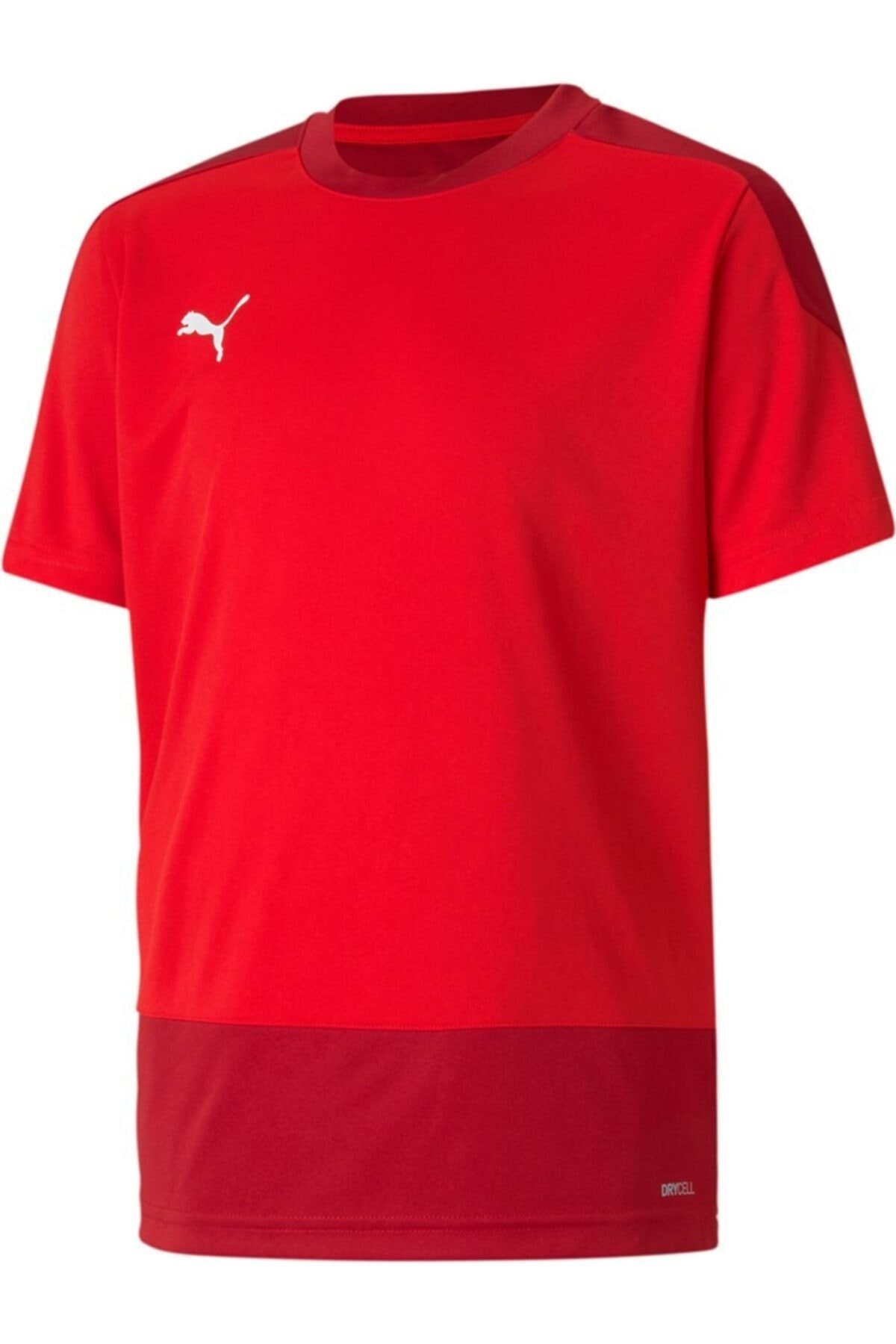 Puma Men Team Goal 23 T-Shirts Training Red Soccer Tee Top Jersey 65648201