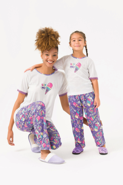 Yeni İnci Ckp346 Çocuk Kısa Kol Pijama Takımı