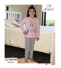 Alperi Kıds-709 Kids Kısa Kol Çocuk Pijama Takımı