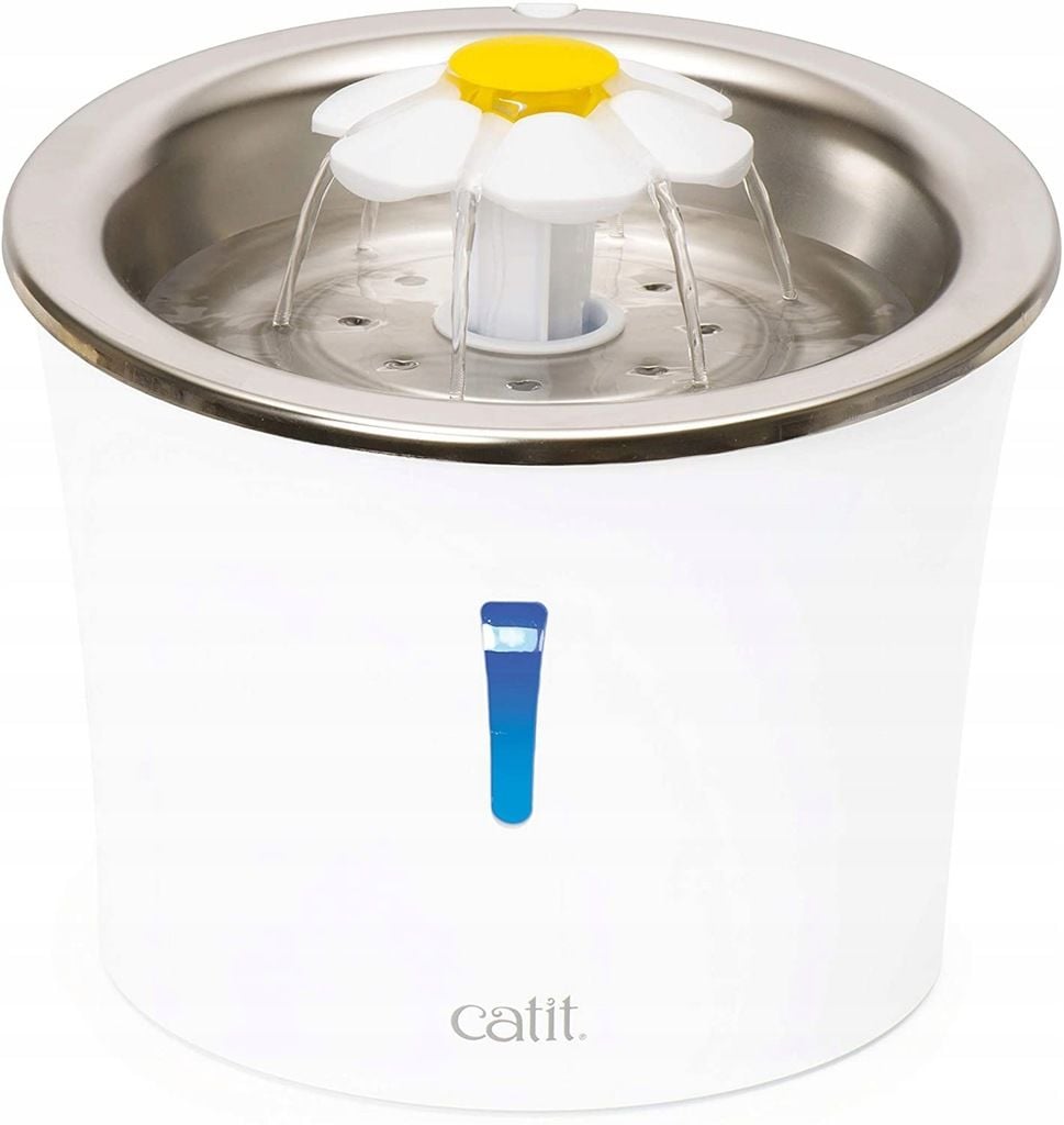 Catit 2.0 Flower Fountain Kedi Su Sebili Çelik Hazneli