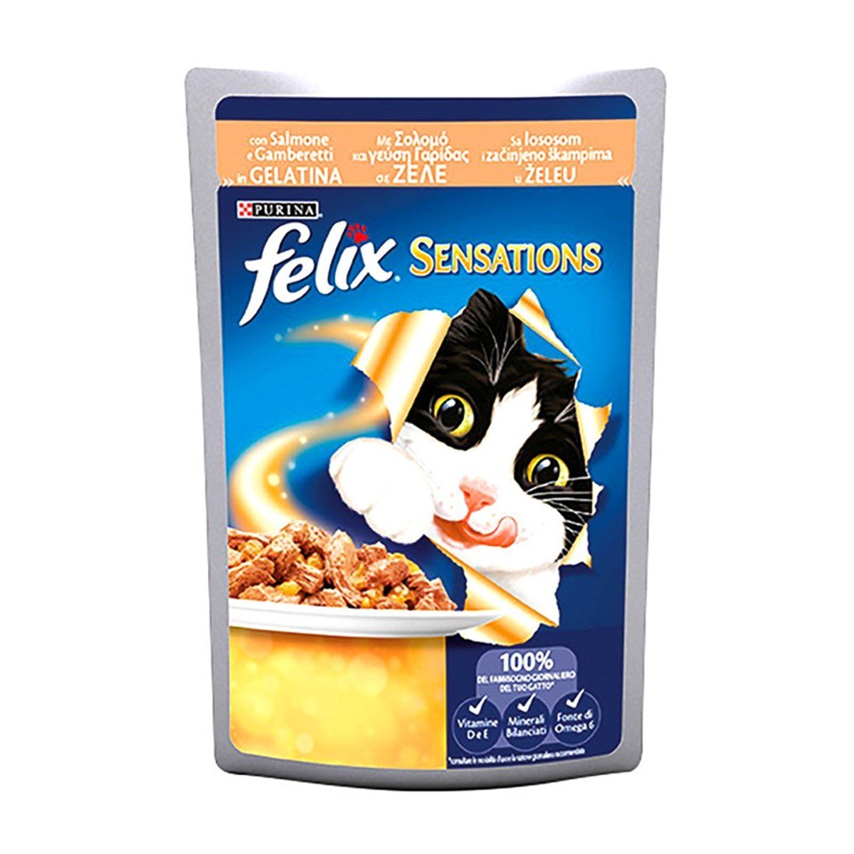 Felix  Somonlu Karidesli Kedi Konservesi 85 Gr