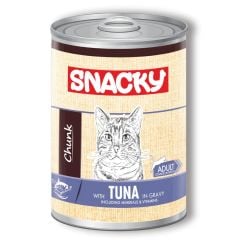 Snacky Ton Balıklı Kedi Konservesi Gravy Soslu 400gr