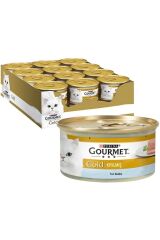 Gourmet Gold Kıyılmış Ton Balıklı Kedi Konservesi 85 Gr x 24 Adet