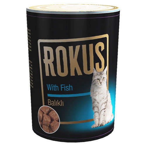 Rokus Balıklı Yetişkin Kedi Konservesi 410gr