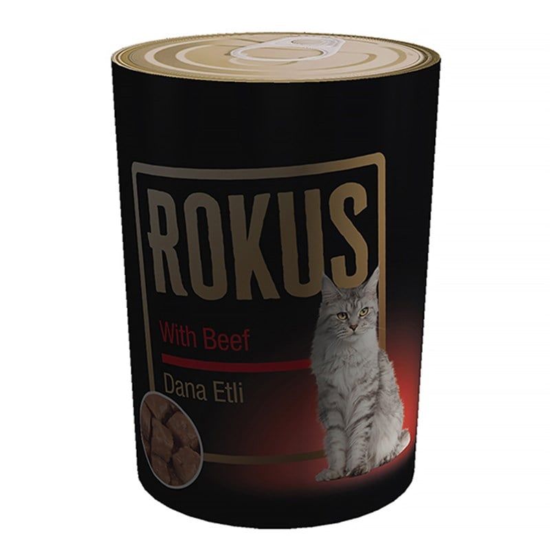 Rokus Dana Etli Yetişkin Kedi Konservesi 410gr