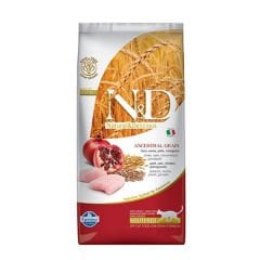 N&D Düşük TahıllıTavuk Etli Narlı Kısırlaştırılmış Kedi Maması 10 kg
