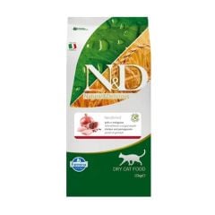 N&D Tahılsız Tavuk Etli ve Narlı 10 Kg Kısırlaştırılmış Kuru Kedi Maması