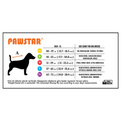 Pawstar Mint Colombia Büyük Irk Köpek Yağmurluğu XS 23528