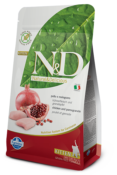 N&D Kitten Tavuklu Narlı Tahılsız Yavru Kedi Maması 1.5 Kg
